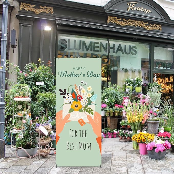 USCNC X Banner Stand Adjustable Fit Banner 23 x 63 to 32 x 78 Inch, Portable Travel Bag, Bigger, More Adaptable Advertising, Stores, Tradeshow, Restaurant, Event, Birthday & Party (1 PACk)