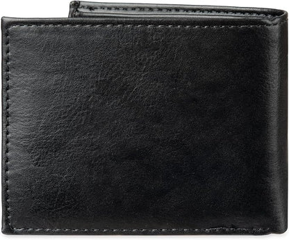 Levi's Men's Extra Capacity Slimfold Wallet with Multiple Card Slots and ID Window