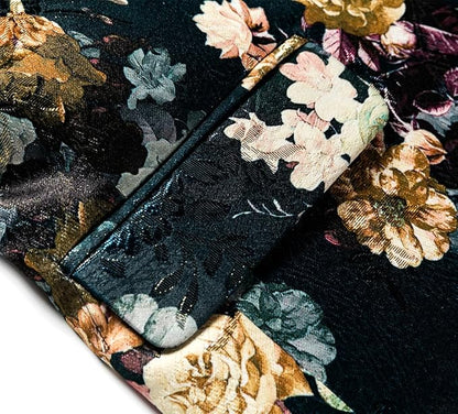 Men's colorblock suit, long sleeve, Mens Printed Blazer Jacket Sports Coat size 36