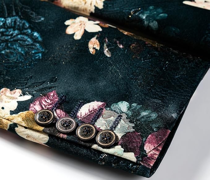 Men's colorblock suit, long sleeve, Mens Printed Blazer Jacket Sports Coat size 36