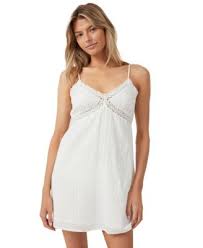 Women Lace Satin Mini Slip Dress Sleeveless Spaghetti Strap Tie Shoulder Backless Split Short Dress Y2k Fairy Dress Size S