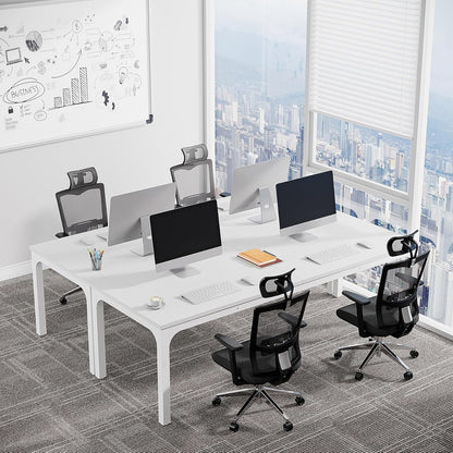 Tribesigns 6.5ft Conference Room Table, 78.74" W x 27.56" D Large Office Meeting Table, Modern Seminar Desk for Boardroom