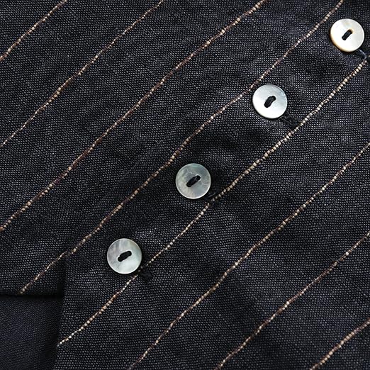 Amazhiyu Pure Linen Sleeveless Vest for Women Button Down V Neck Summer Waistcoat didn't find size on picture