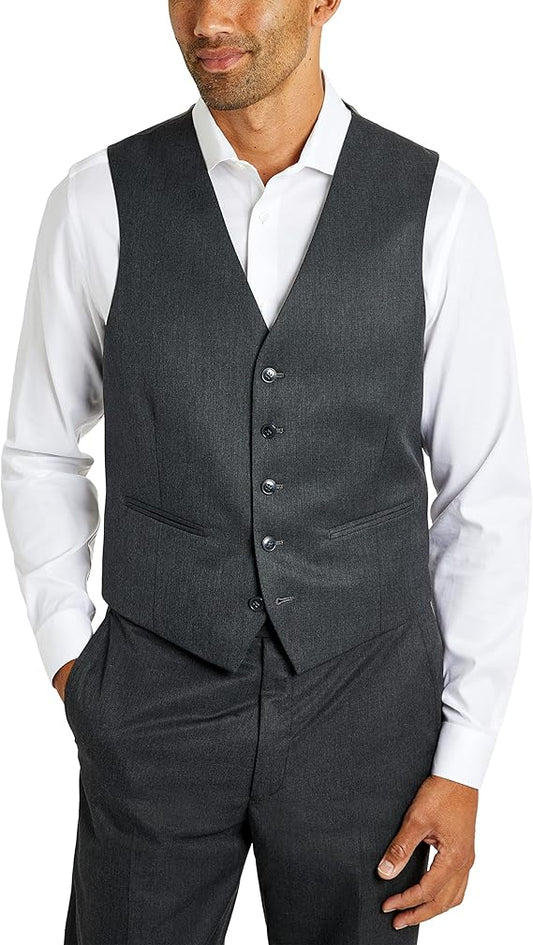 Van Heusen Mens Van Heusen Regular Fit Suit SeparatesBusiness Suit Vest Size 40R