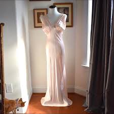 Reformation Pernille Silk Dress, Light Pink/ Cherry Blossom  size S