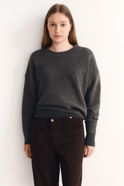 BASIC SOFT KNIT SWEATER Size XS