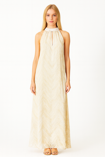 LILLUSORY Knitted Dresses Twisted Front Bodycon Dress with Back Slit Size S