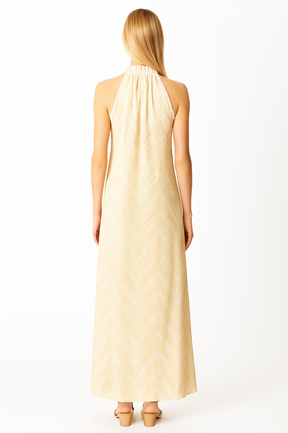 LILLUSORY Knitted Dresses Twisted Front Bodycon Dress with Back Slit Size S