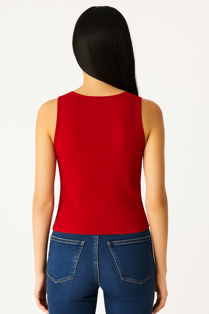 MEGCI vests for women Women Plus Size Vest Sleeveless Coat Knitted Sweater Vest Waistcoat Winter Warm Vest For Middle-aged Elderly Sleeveless Gilet size L