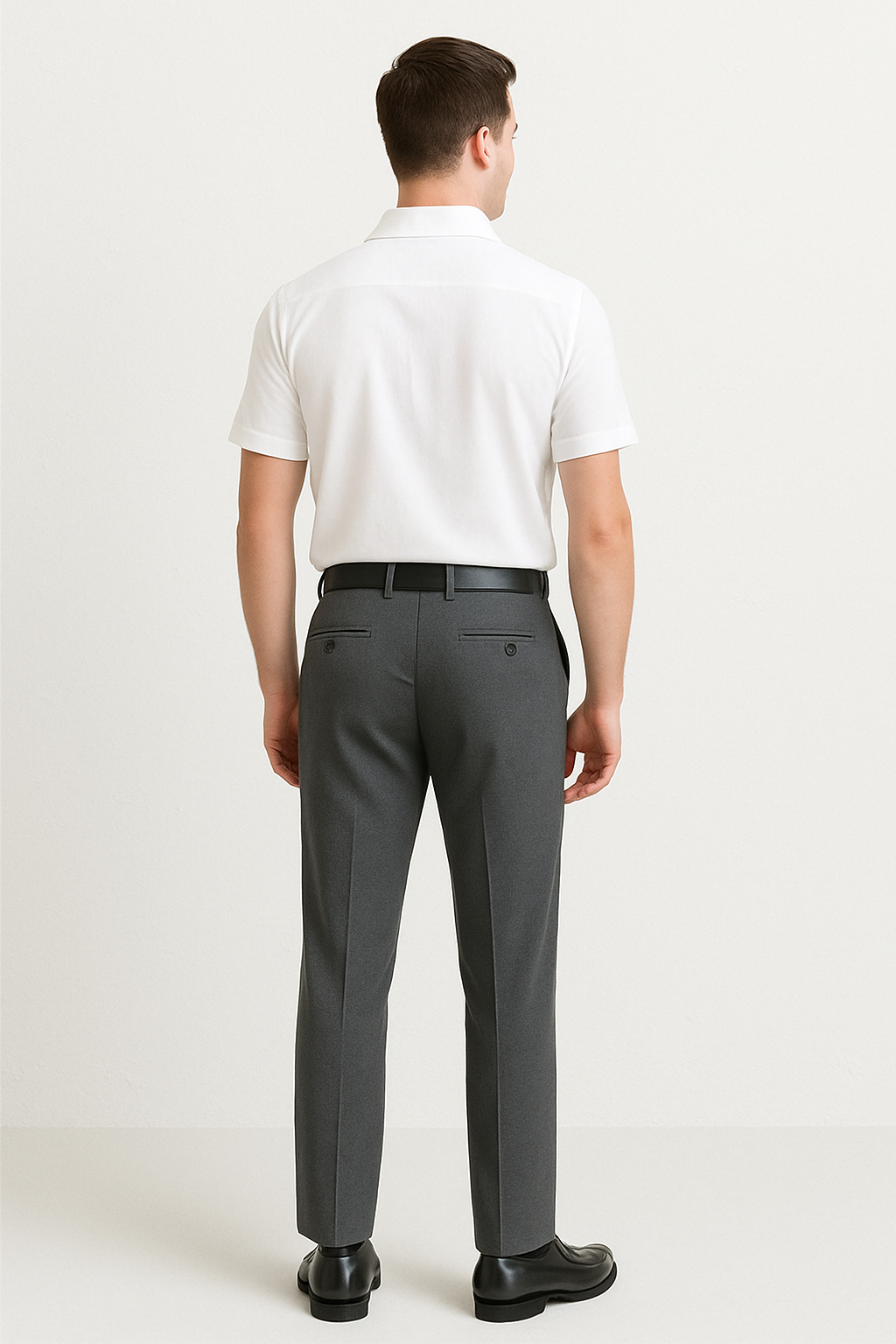 29" Men's Stretch Dress Pants Premium Comfort Classic Casual Business Work Pants for Men Golf Pants Slim Fit Suit Pants Grey Size 40R/W34