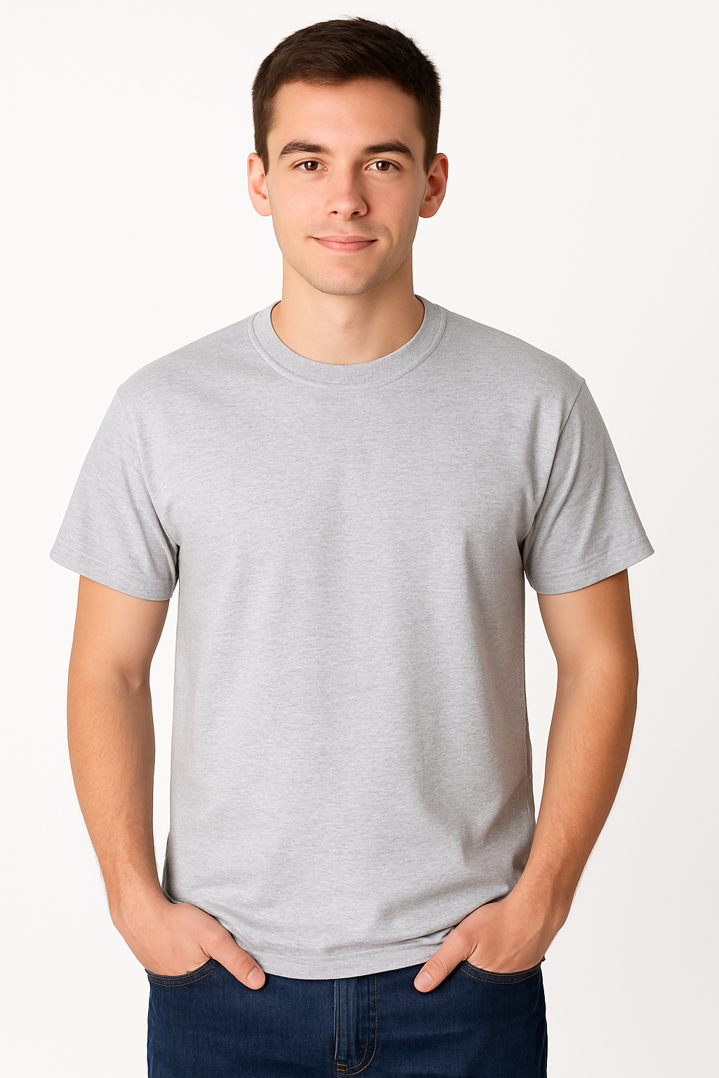 5.6 oz. 50/50 T-Shirt (G800) Ash Grey,  Size XL