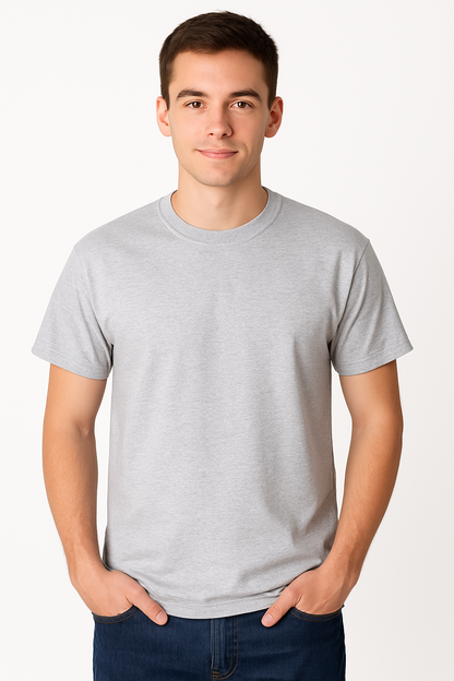 5.6 oz. 50/50 T-Shirt (G800) Ash Grey,  Size XL