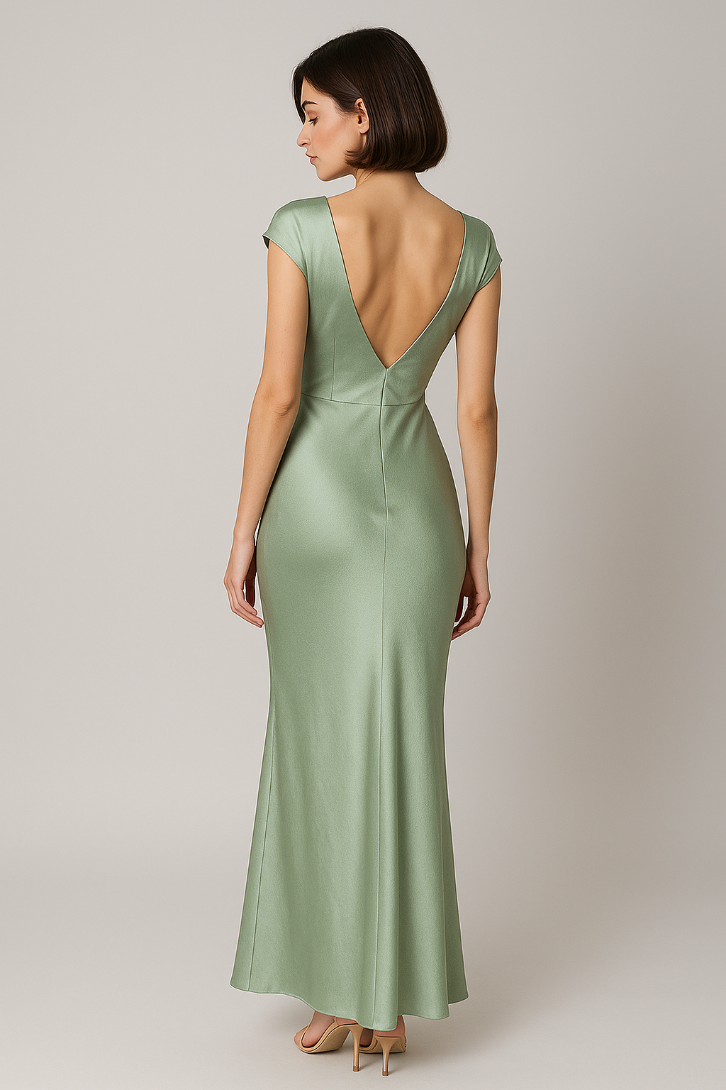 The Drop Women's Scarlett Cowl-Neck Slip Dress size S