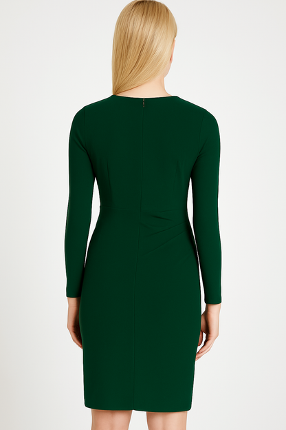 Lauren Ralph Lauren Women's Jersey Three-Quarter-Sleeve Dress  size M