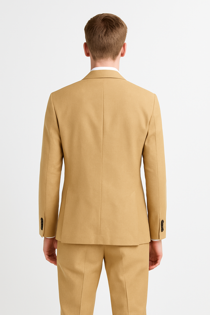 COOFADNY Men's Casual Corduroy Blazer Classic Fit Two Button Sport Coat Fashion Notch Lapel Blazer Jacket  Size L