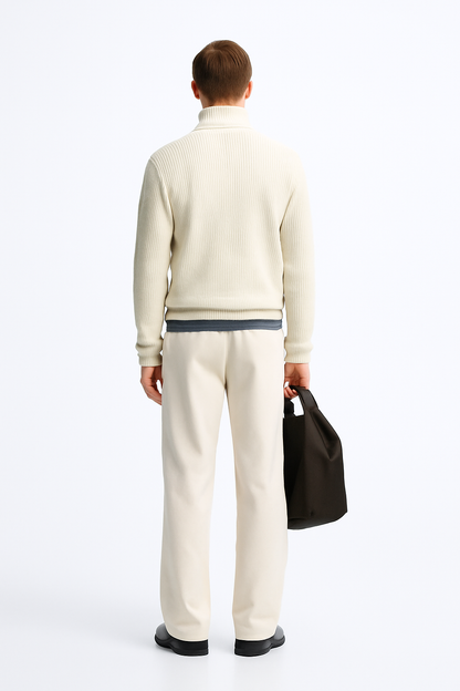 ZARA Brushed Mock Turtleneck Sweater Size L