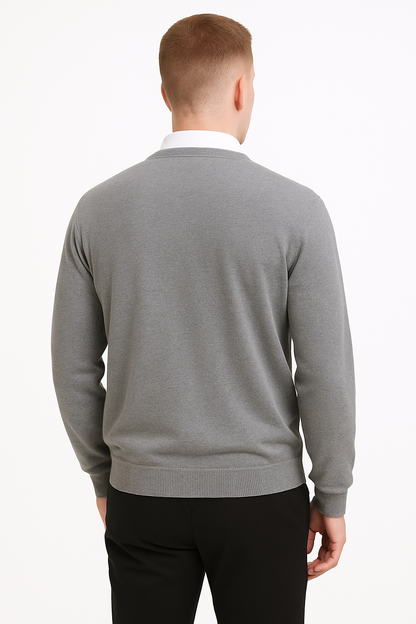 TopTie Men's Winter Sweaters Solid Color Crew Neck  Size XL