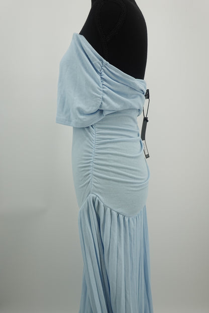 Women's Light Blue Floor-Length Dress – Size M