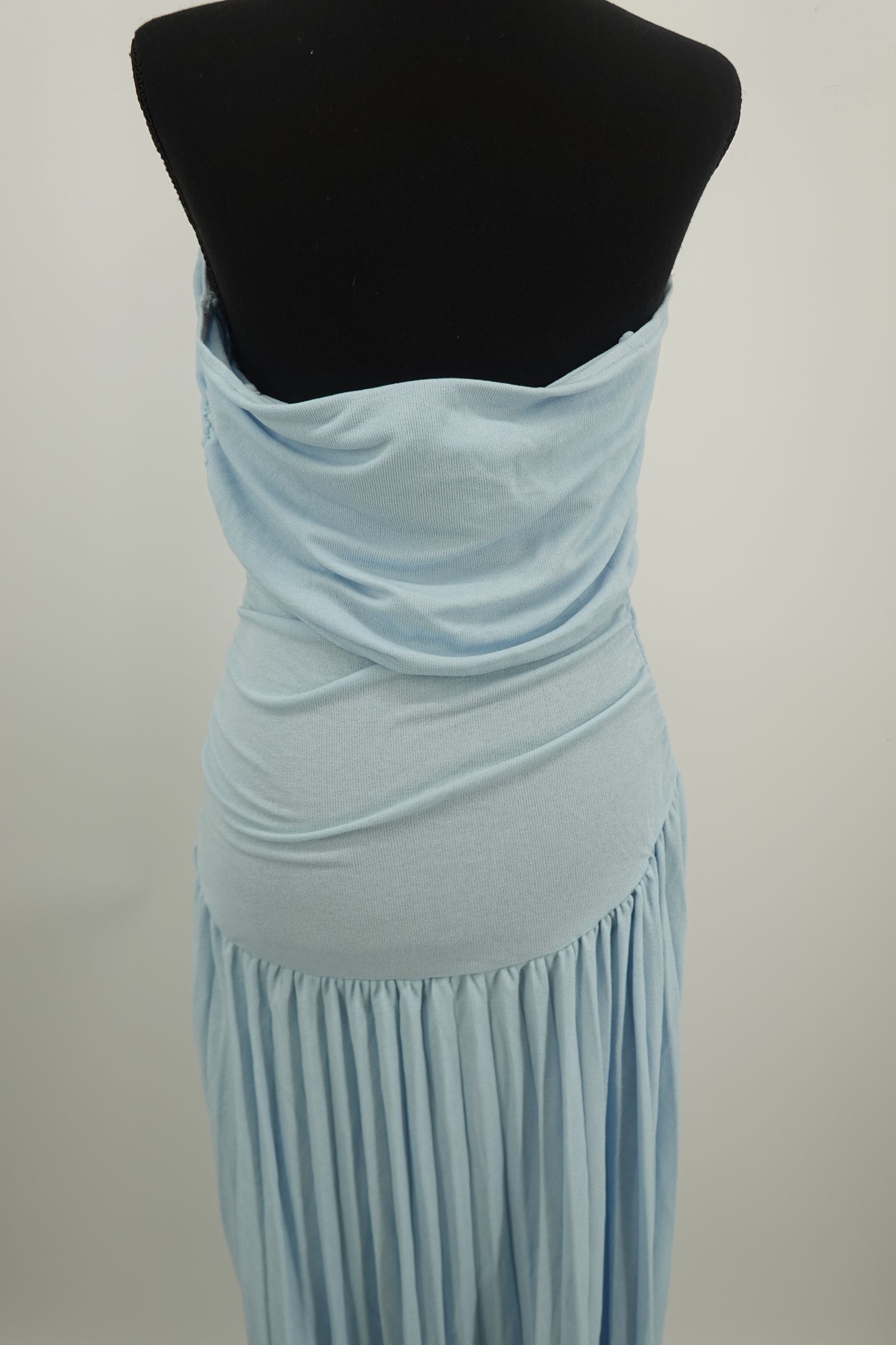 Women's Light Blue Floor-Length Dress – Size M