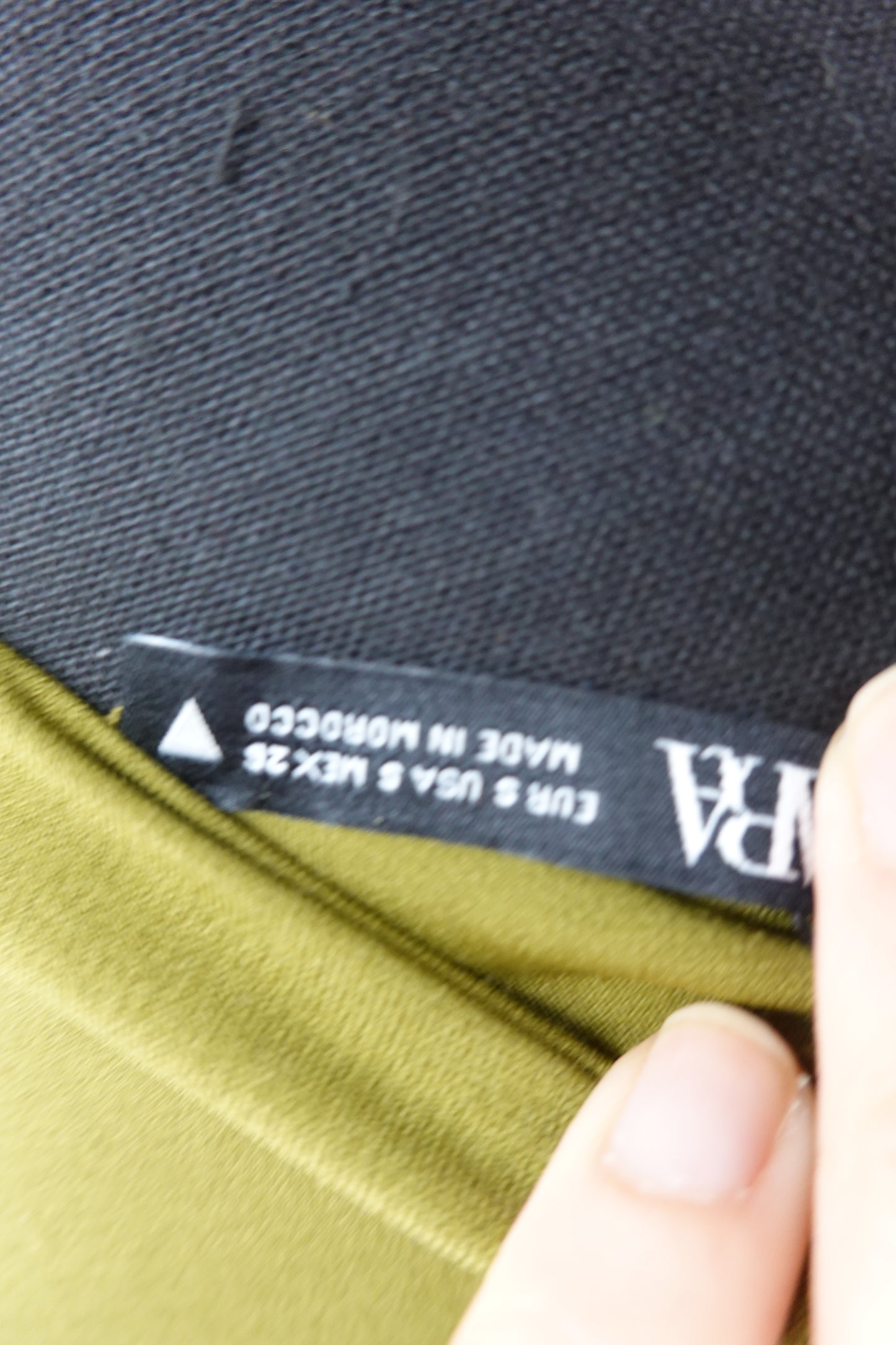 ZARA SHOULDER PAD DRAPEDBODYSUIT -Pistachio green size S