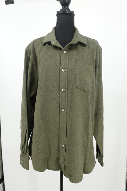 COOFANDY Men’s Green Overshirt – Size XL