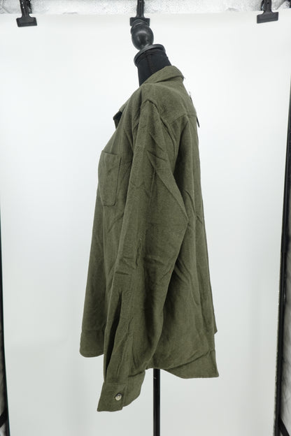 COOFANDY Men’s Green Overshirt – Size XL