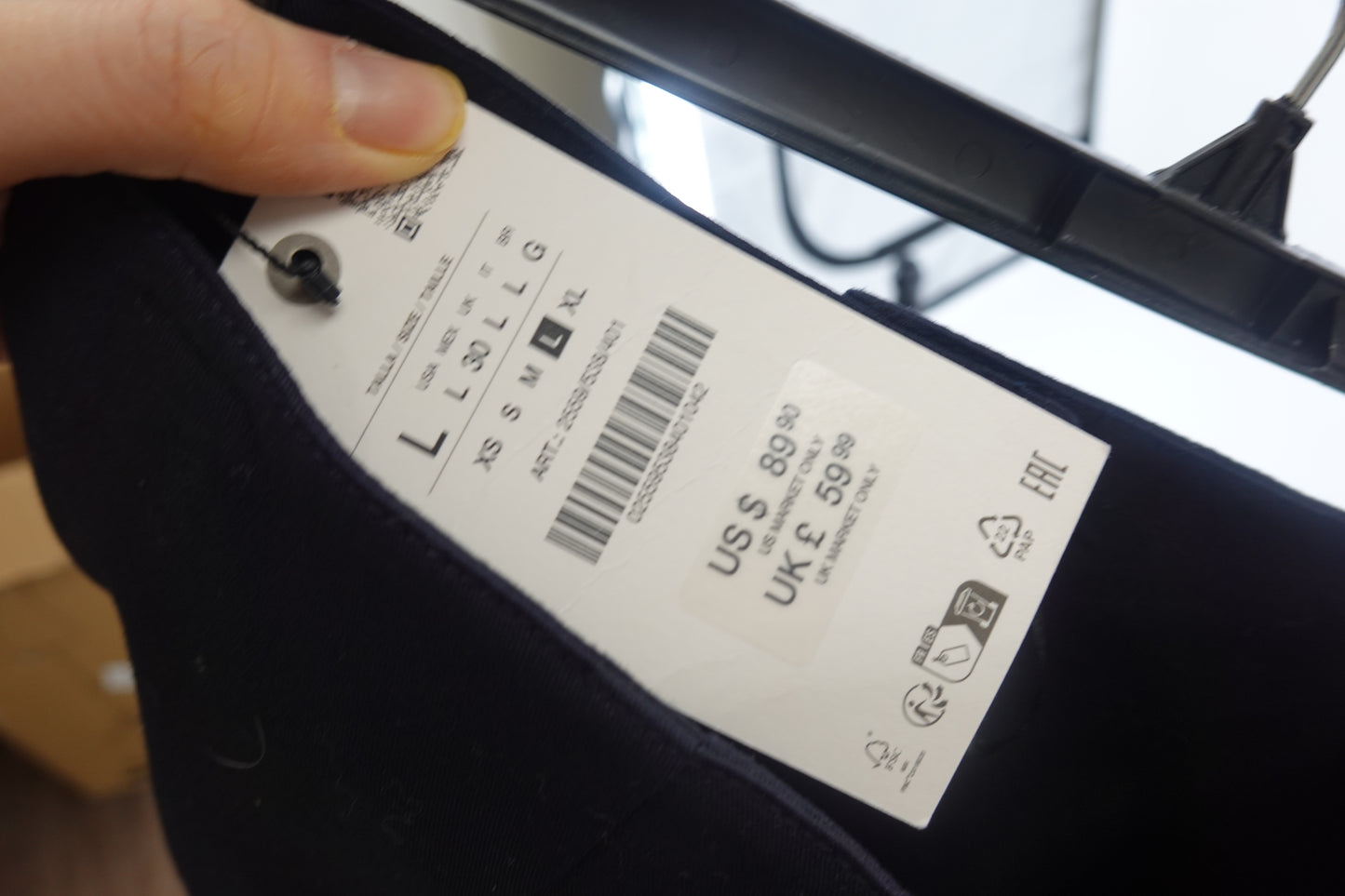 Zara ZW COLLECTION CUMMERBUND BUTTON SKIRT