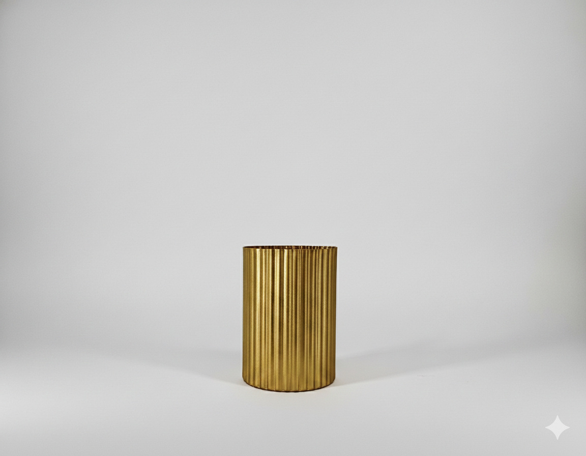 Gold Flower Vase