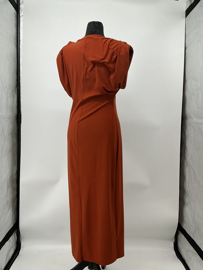 ZARA Brown-Red Long Dress - Size S