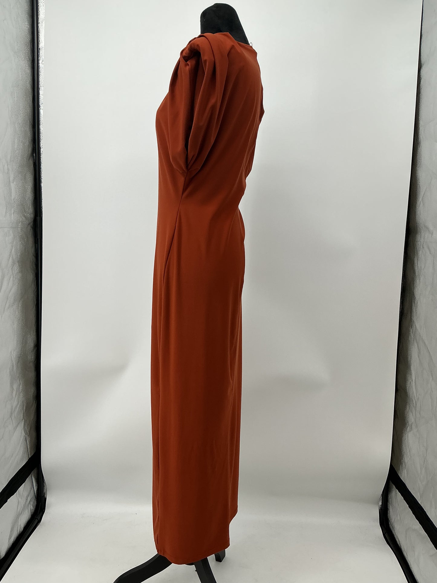 ZARA Brown-Red Long Dress - Size S