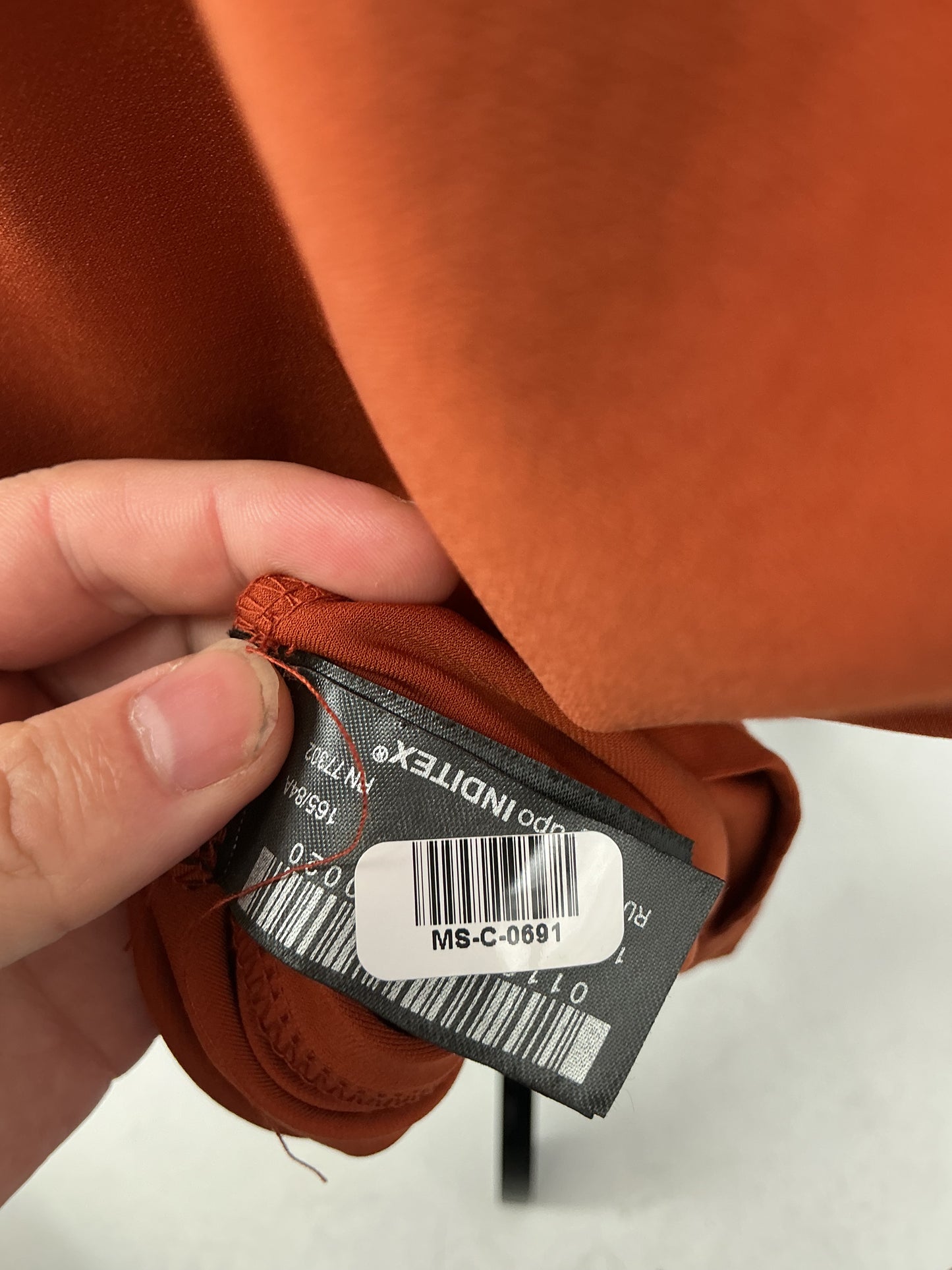 ZARA Brown-Red Long Dress - Size S