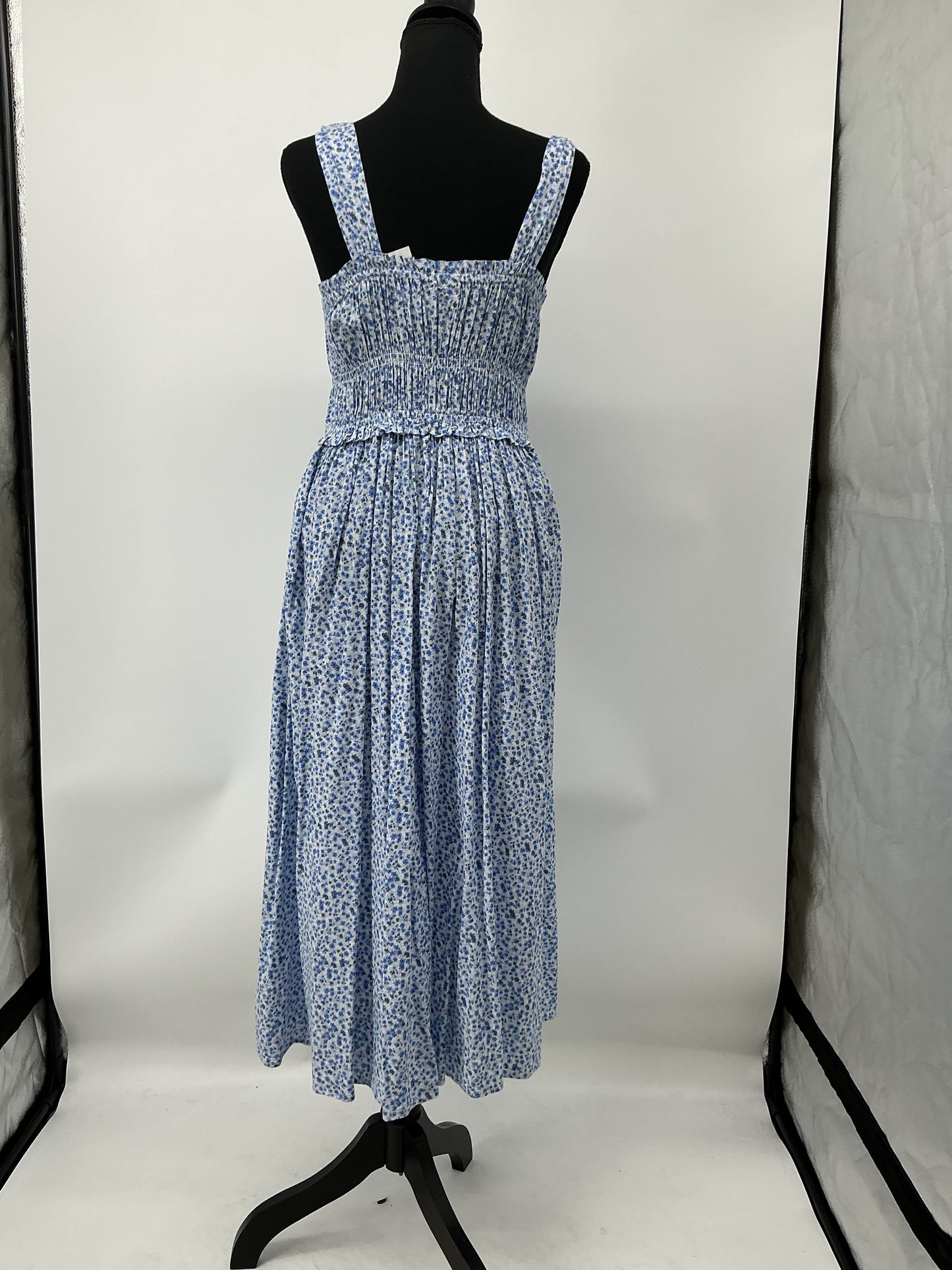 GAP Blue and White Floral Long Dress - Size S