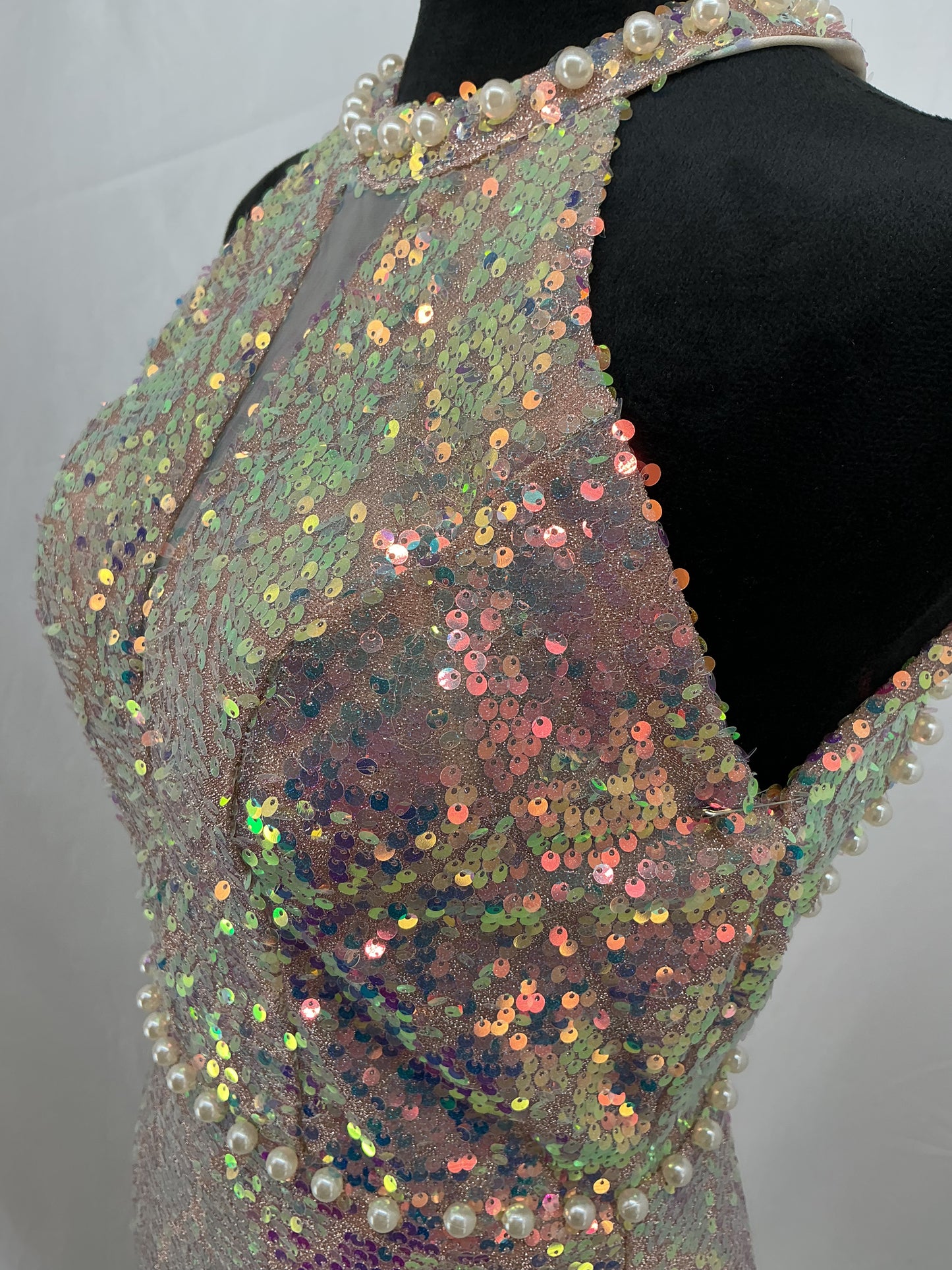 Gold Sequin Dress No Size