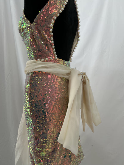 Gold Sequin Dress No Size