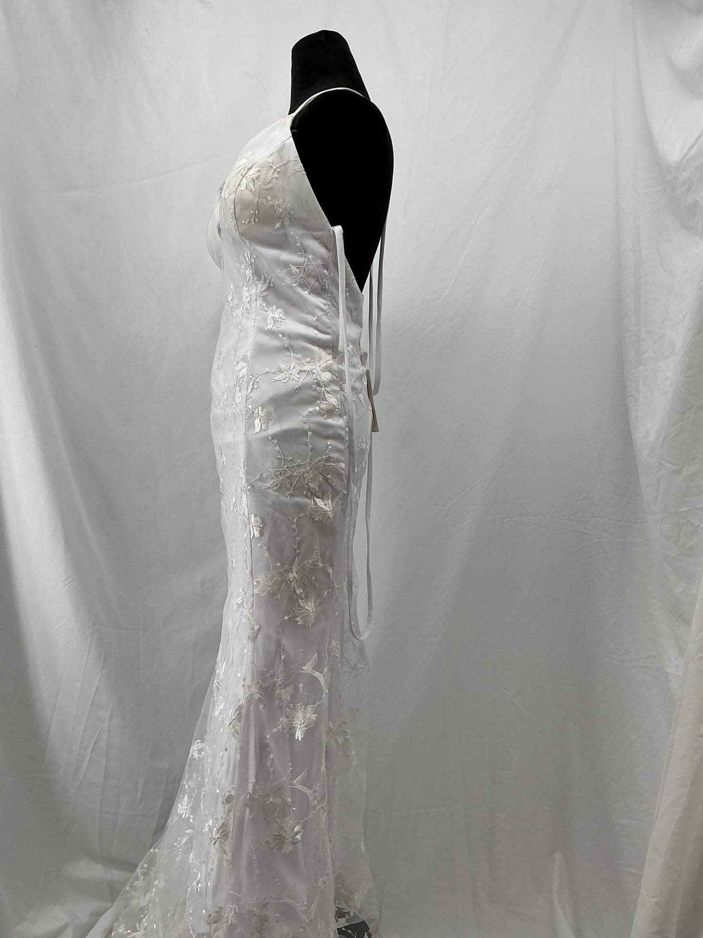 White Long Dress Size 4