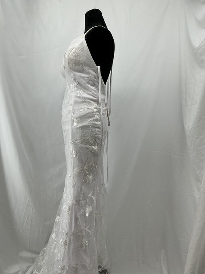 White Long Dress Size 4