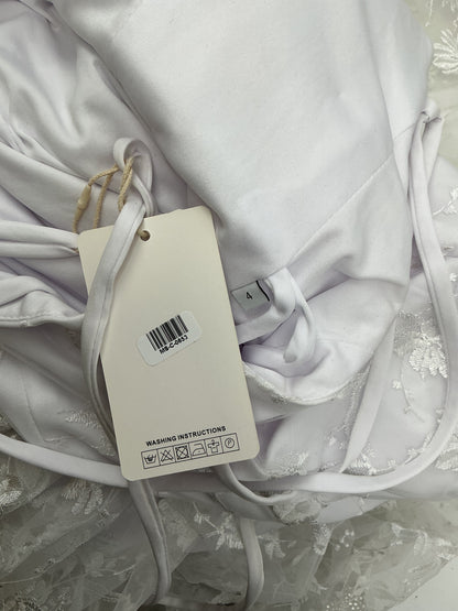 White Long Dress Size 4