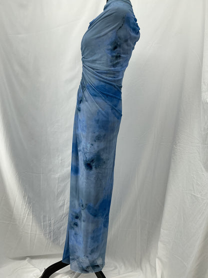 ZARA Blue Long Dress Size M