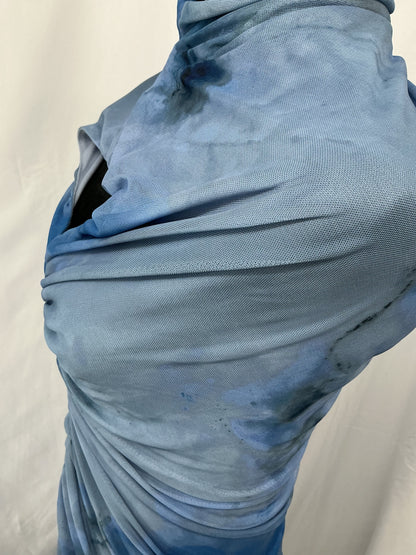 ZARA Blue Long Dress Size M