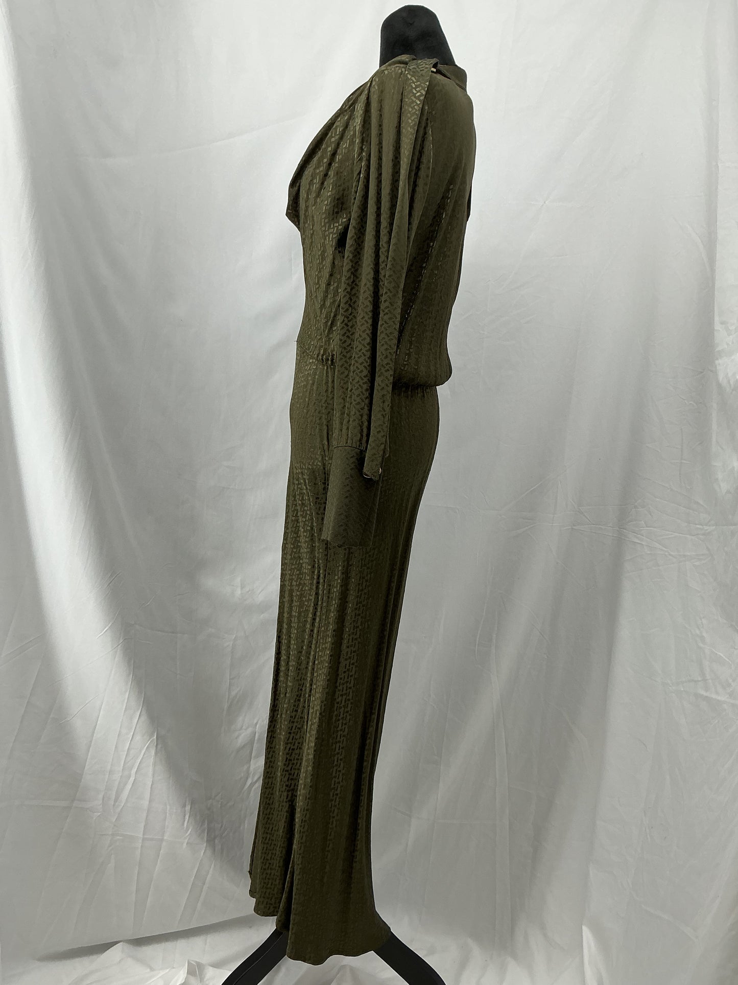 ZARA Green Long Sleeves Dress Size M
