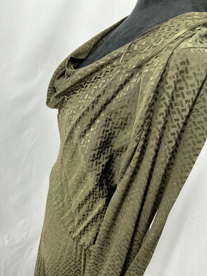 ZARA Green Long Sleeves Dress Size M