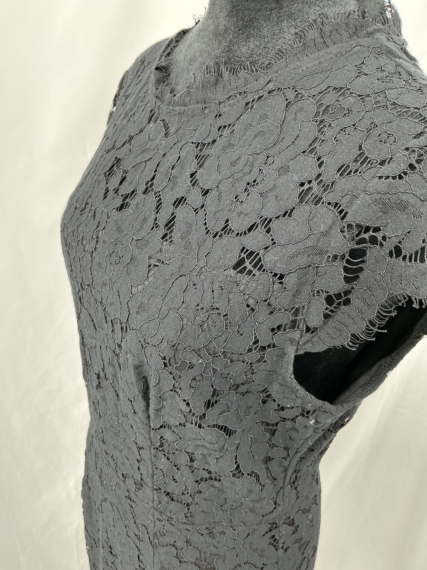 Black Lace Dress Size M