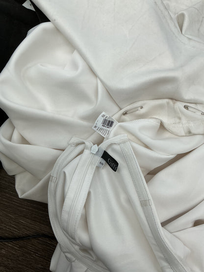 White Long Dress Size S