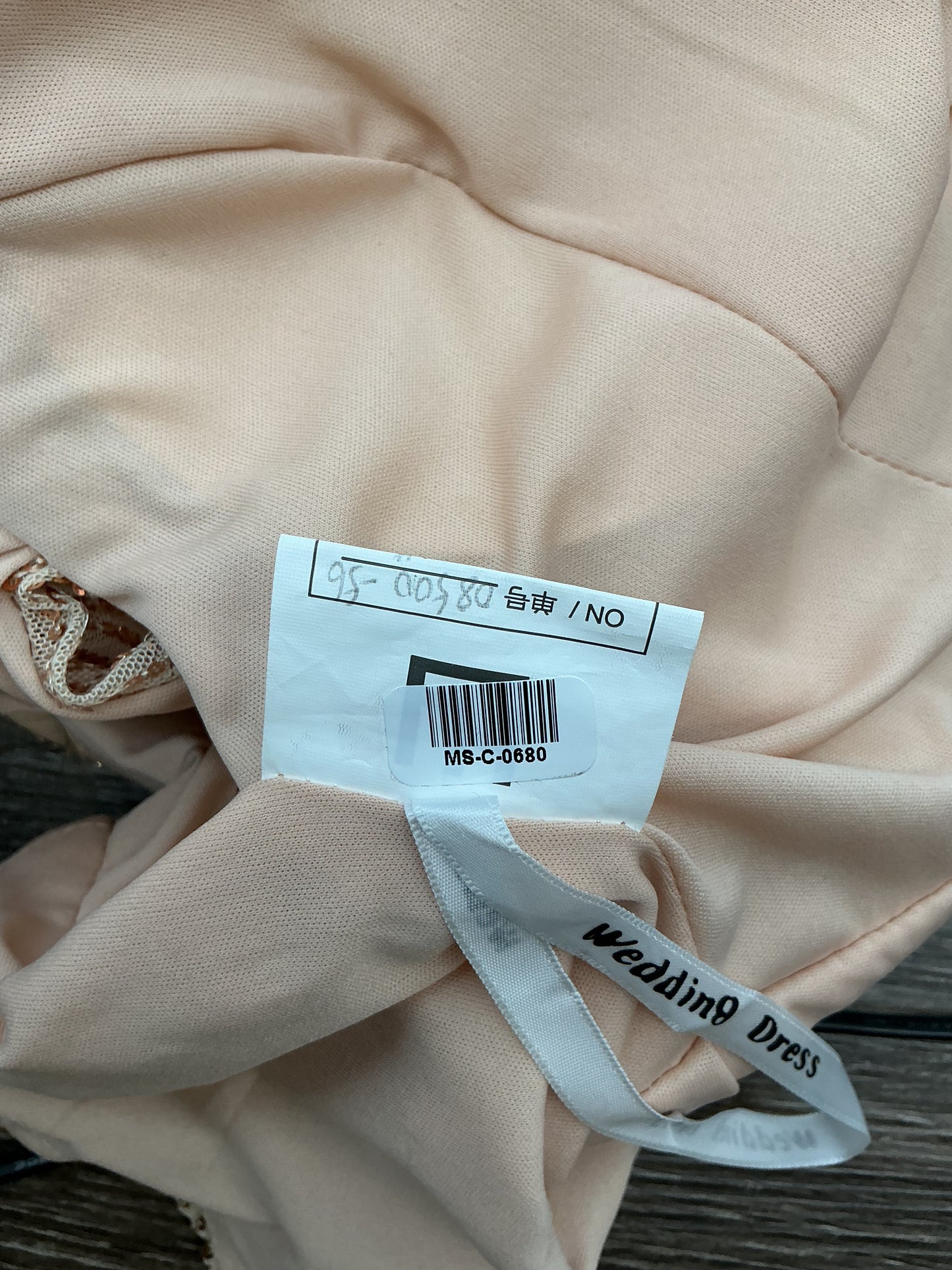 Gold Sequin Long Dress Size Unknown