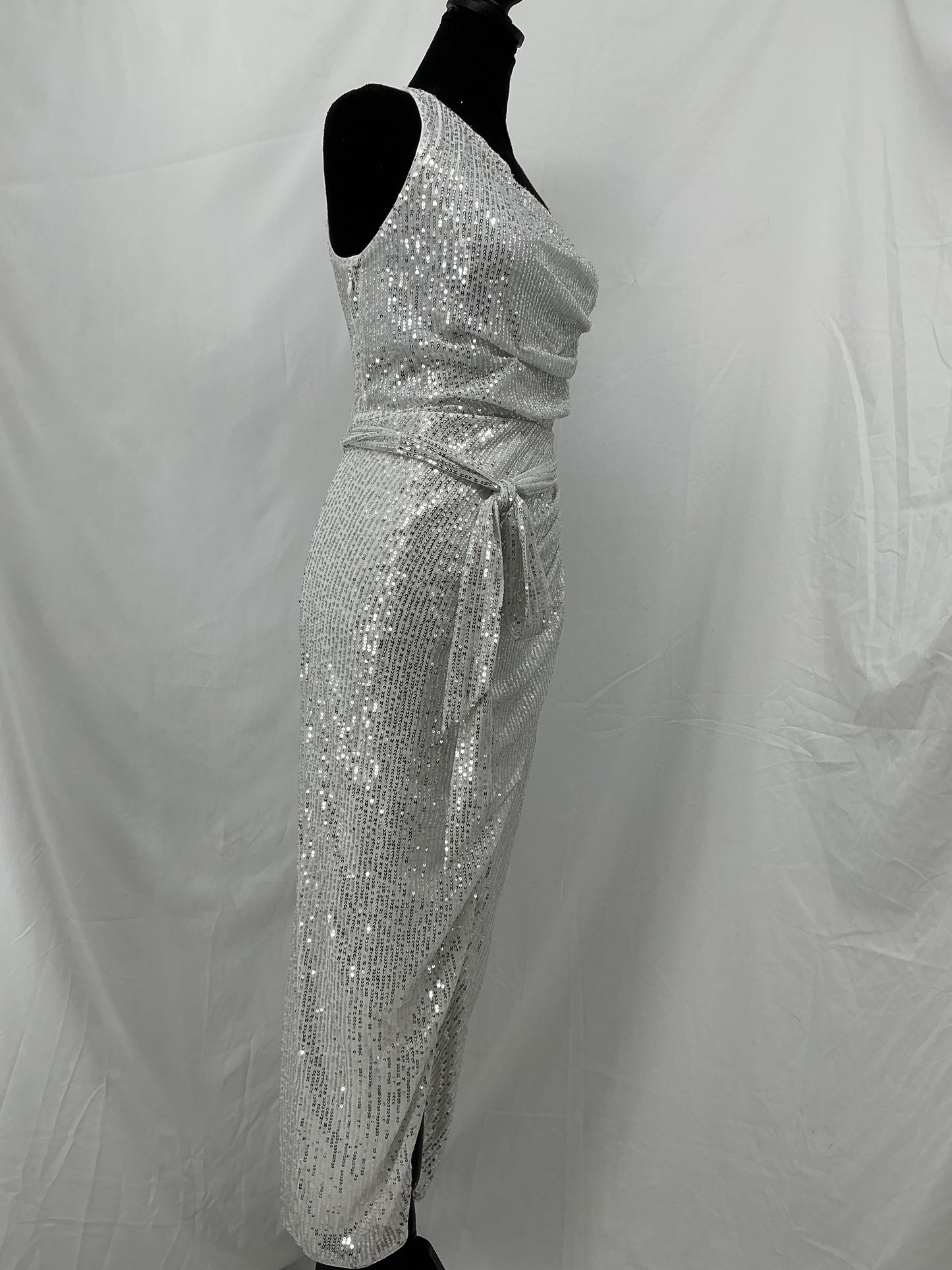 Silver Sequin Dress Size S