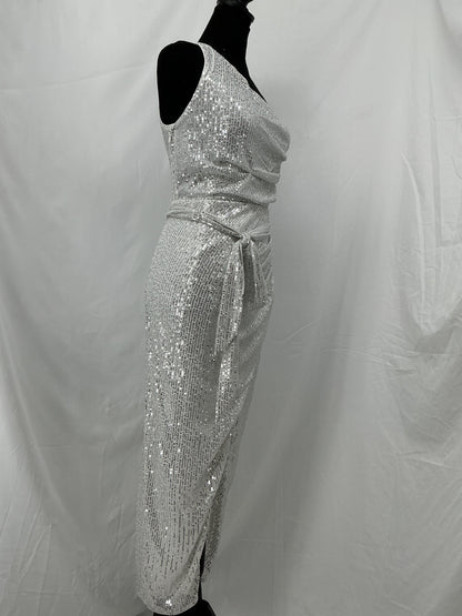 Silver Sequin Dress Size S