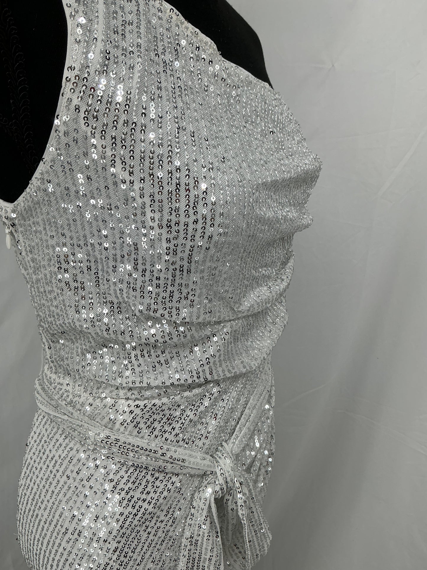 Silver Sequin Dress Size S