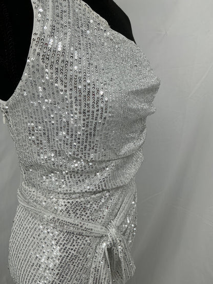 Silver Sequin Dress Size S