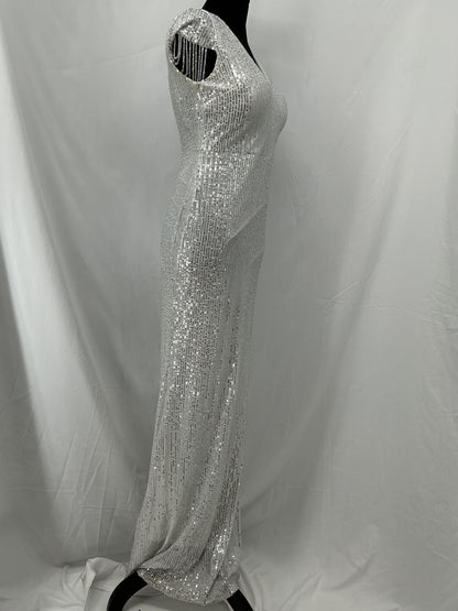 Silver Sequin Dress Size S