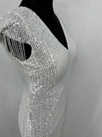 Silver Sequin Dress Size S